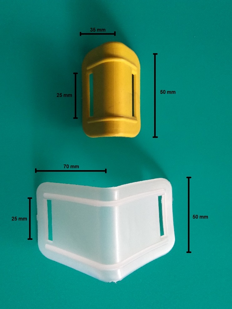 Black Plastic Edge Protector, 4-10 mm