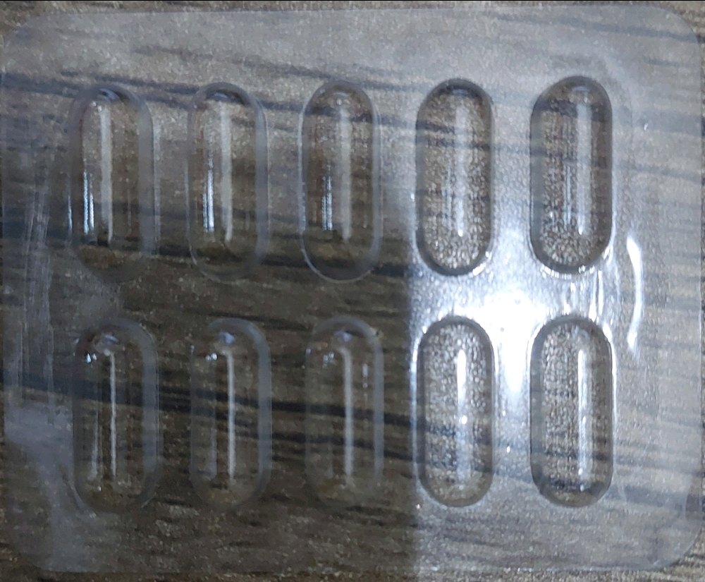 PET Capsule Packaging Blister Tray, Thickness: 2mm