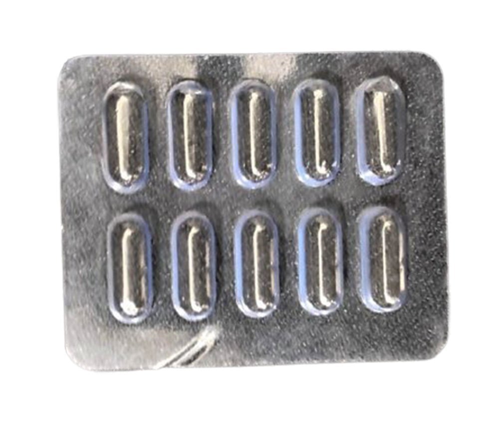 PVC Transparent Capsule Packaging Blister Tray, Thickness: 0.5