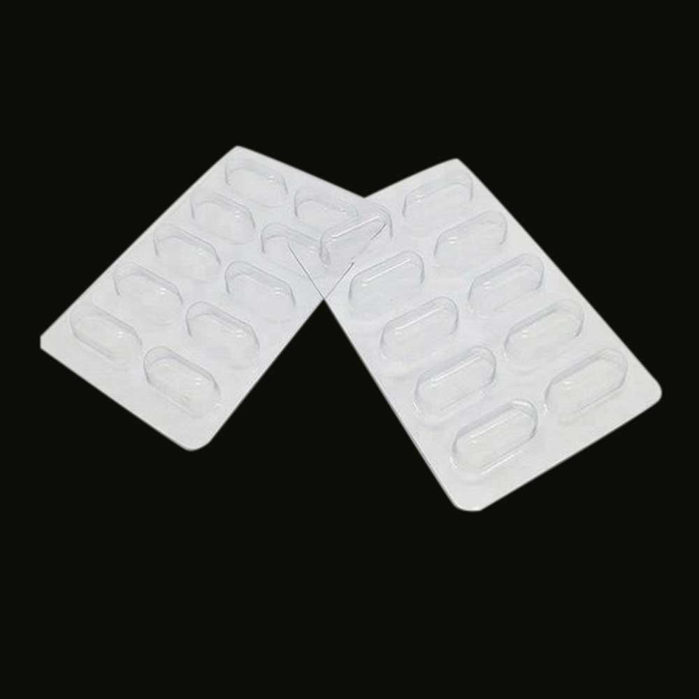 PVC White Capsule Packaging Blister Tray, Thickness: 2mm