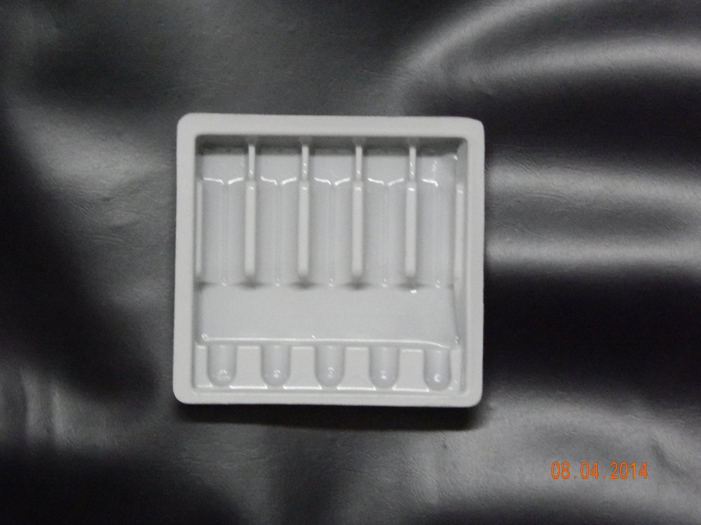 White Vial Packaging Tray