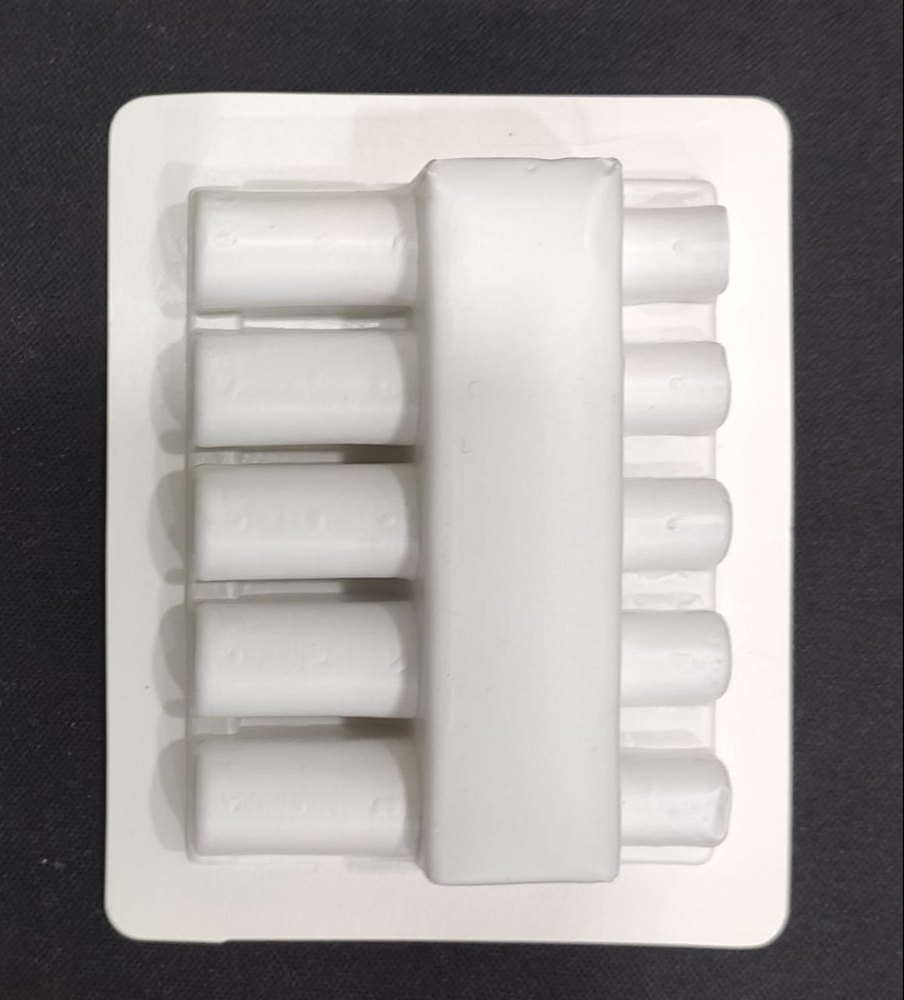 PVC Rectanglular HIPS Injection Blister Tray, Thickness: 2mm