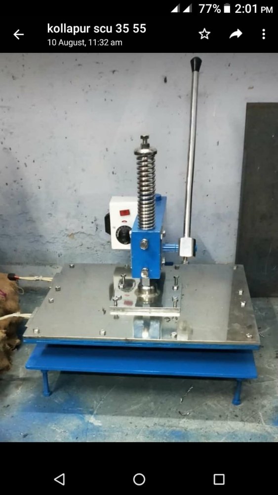 Manual blister sealing machine