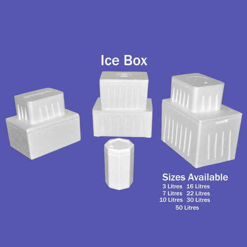 Rhyno Thermopack White Ice Box, For Packaging, Capacity: 50 Litres