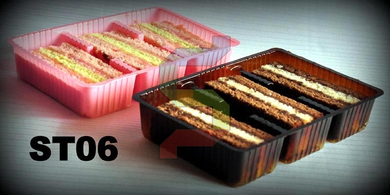 PET Bakery Cookies Packaging Tray, Packaging Type: Food