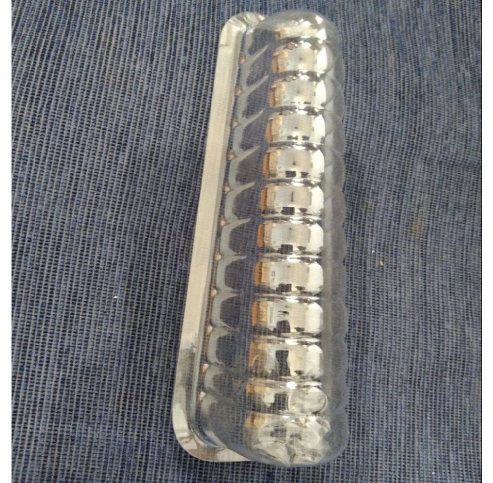 Transparent Cream Roll Pvc Blister, Thickness: 10mm