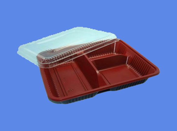 Rectangular Plastic Food Blister Packaging Tray