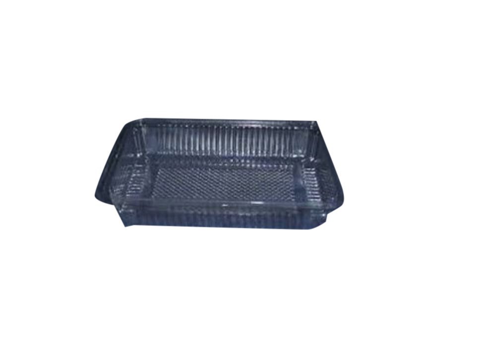 Transparent Rectangle PVC Food Packaging Tray