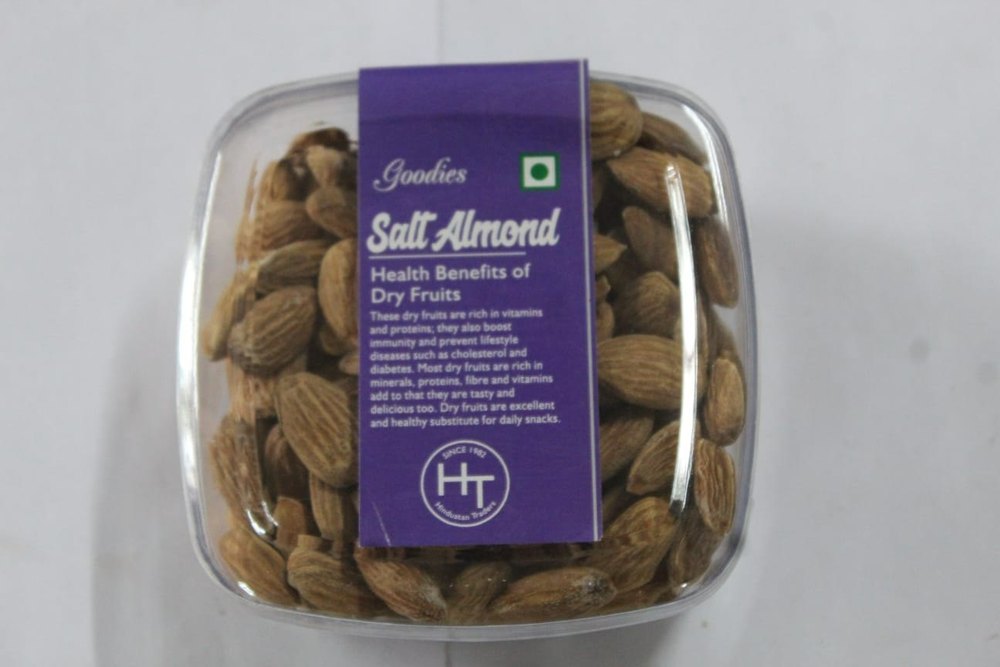 Nuts 150 gm Goodies Salt Almond, Packaging Type: Box