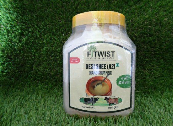 Brand: Fitwist Pure Desi Ghee, Packaging Size: 1 ltr, Packaging Types: Jar