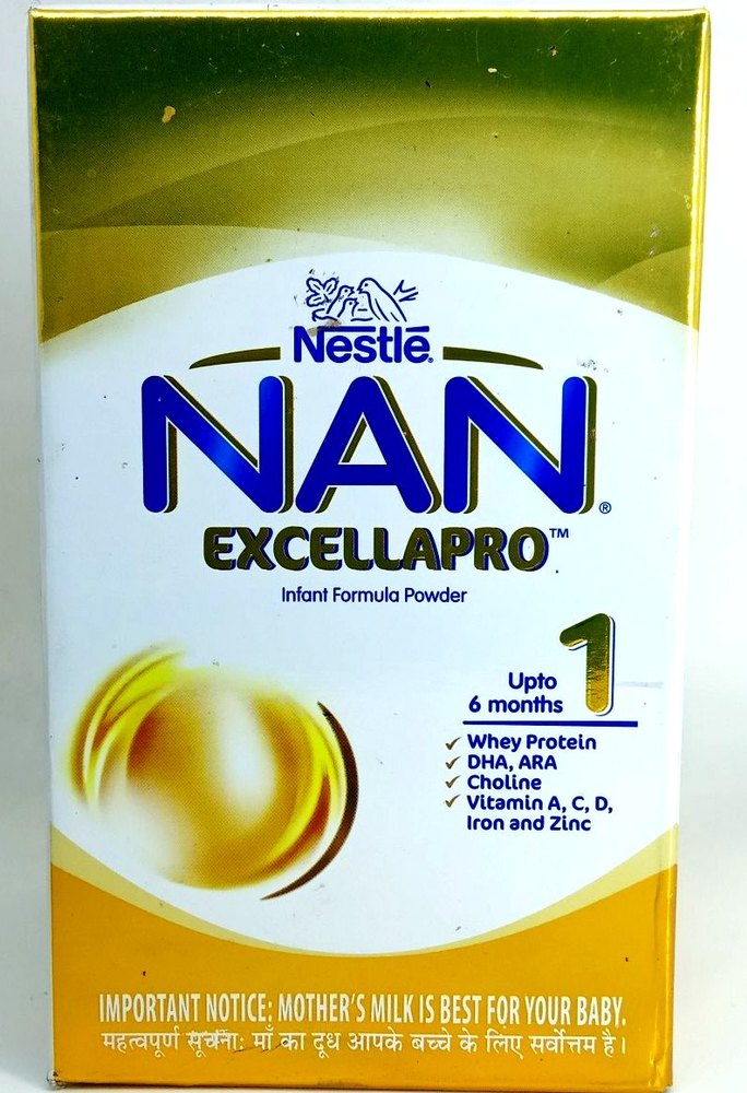 Spray Dried Nestle Nan Excella Pro -1 Powder, 400GM, TIN