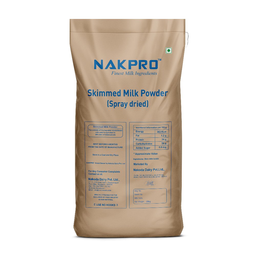 nakoda dairy Spray Dried Skimmed Milk Powder, 1.2g, Packet