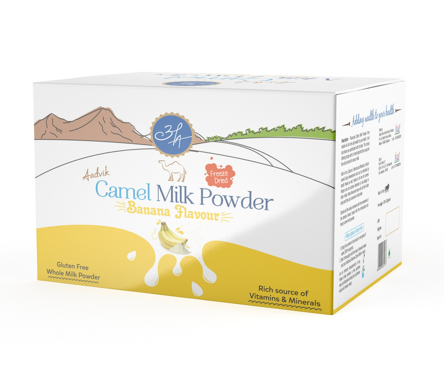 Camel Milk Powder Banana Flavour 300 gms