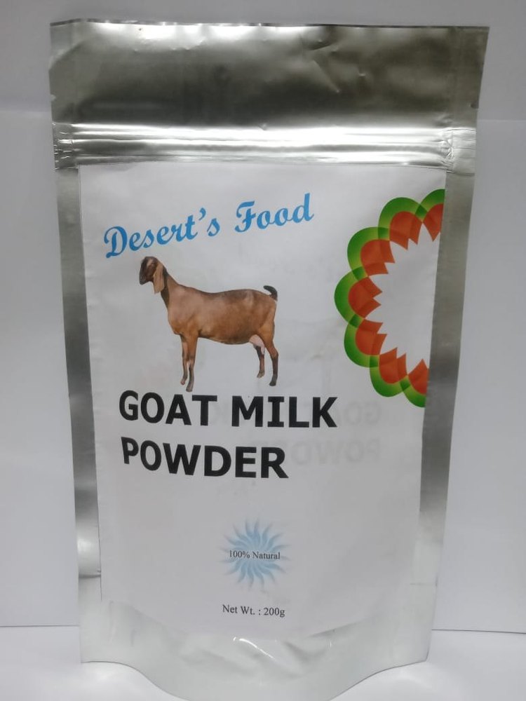 Deserts Food Spray Dried Goat Milk Powder, 200gm, Packet