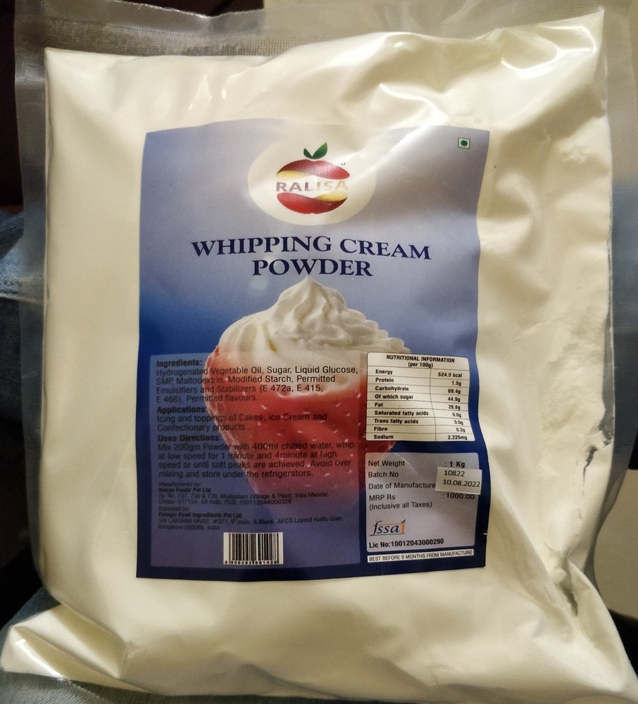 Whipping cream powder