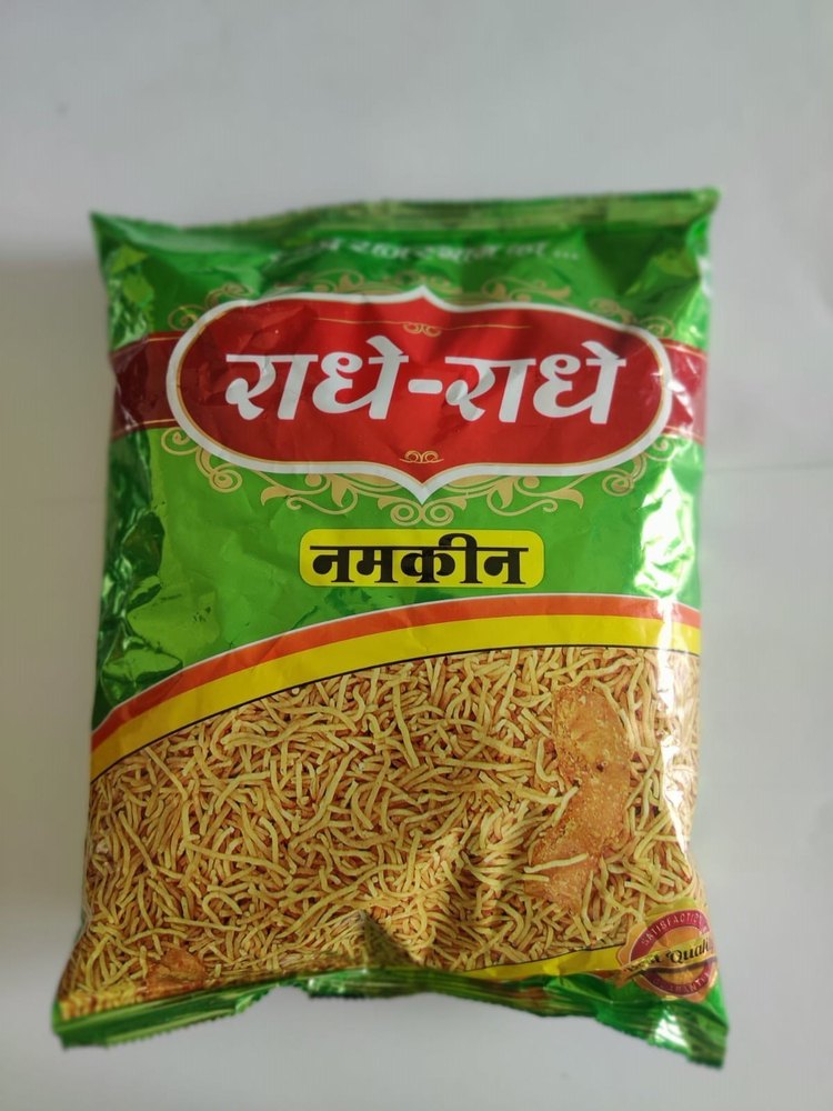 RADHEY RADHEY Besan Aloo Bhujia Namkeen, Packaging Type: Pouch, Packaging Size: 400 Gm