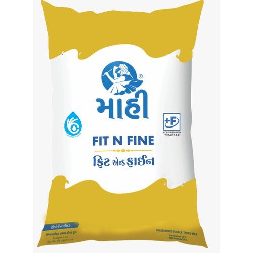 Maahi Fit N Fine Pasteurised Double Toned Milk