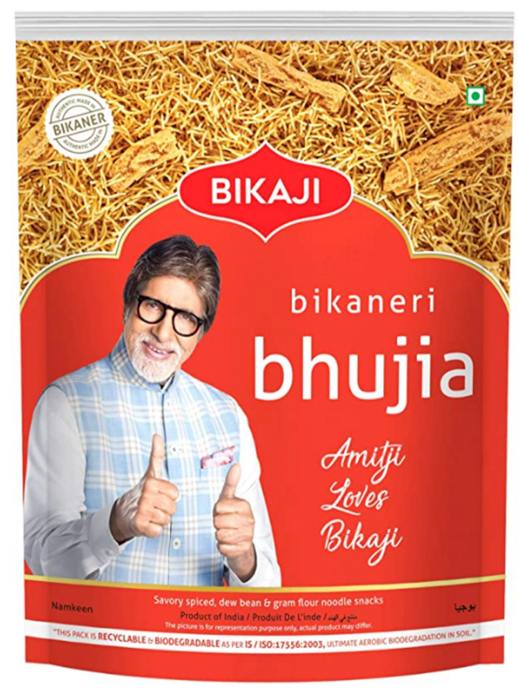 Bikaji Bhujia Namkeen, Packaging Type: Pouch