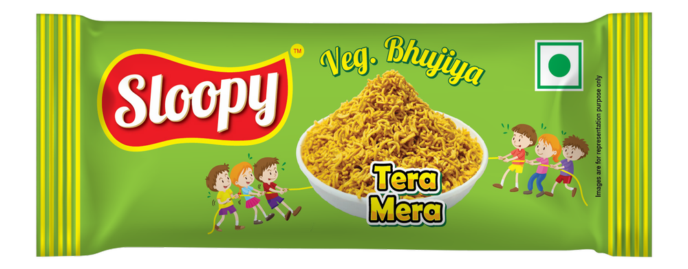 Salt Sloopy Veg Bhujiya, Packaging Size: 19gm, Packaging Type: Packets
