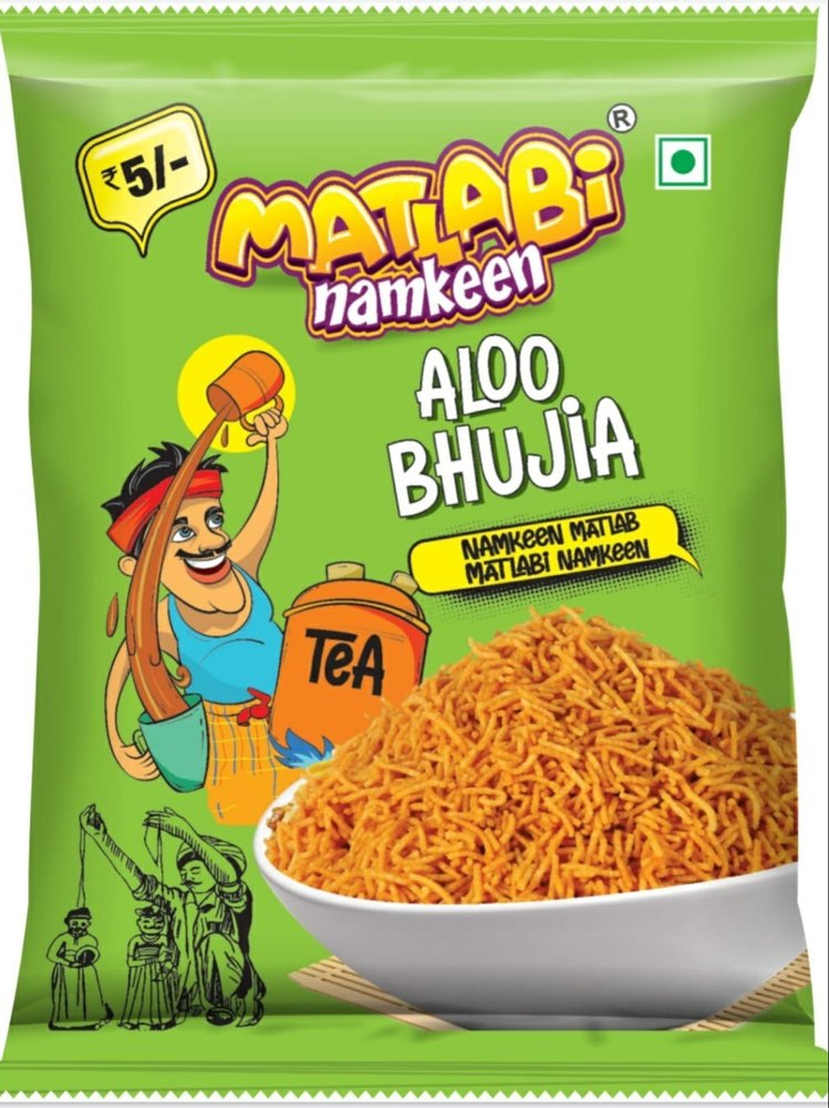 Matlabi Aloo Bhujia, Packaging Type: Pillow Pouch, Packaging Size: 25g