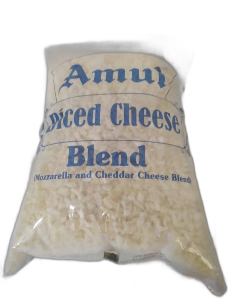 Amul Diced Cheese Blend, Packaging Size: 1kg, Packaging Type: Packet