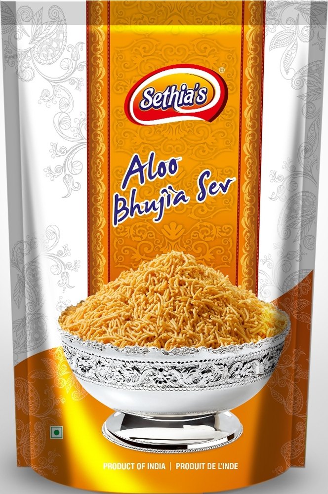 Masala Salted Namkeen Sethia Aloo Bhujia, Packaging Size: 200g, 400g
