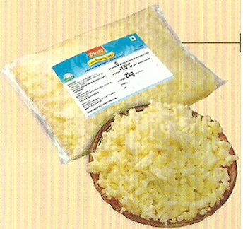 Mozzarella Cheese, Packaging Type: Packet, for Restaurant