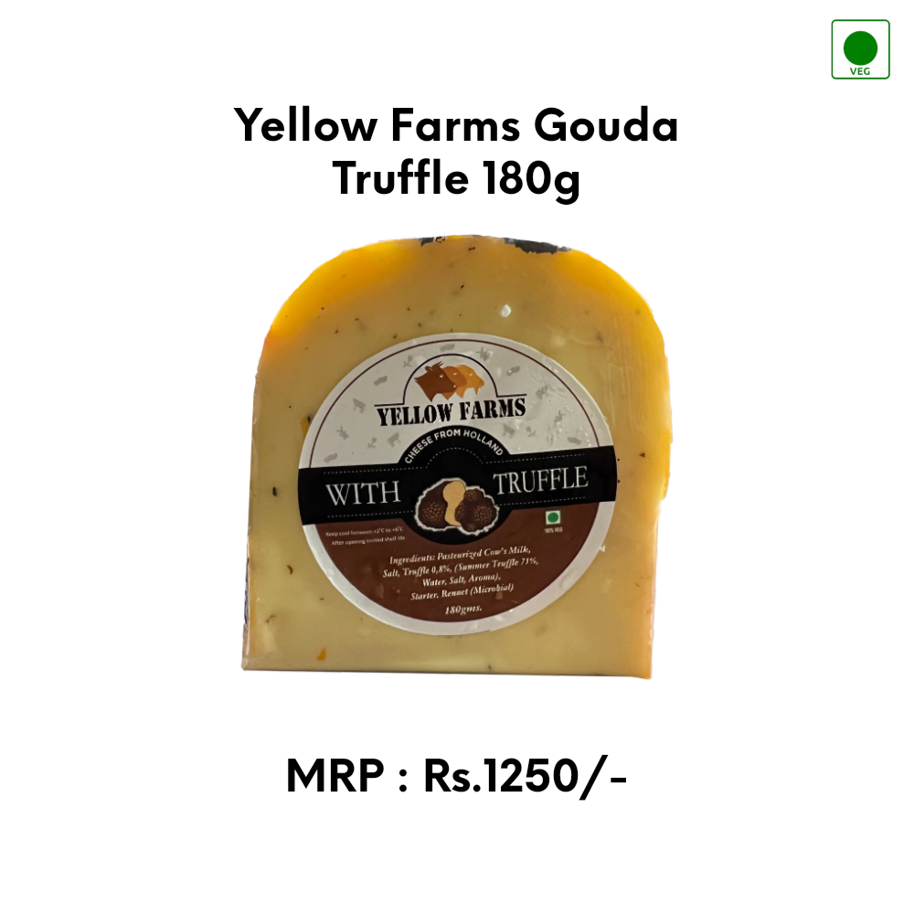 Yellow Farms Gouda Truffle Cheese 180 g