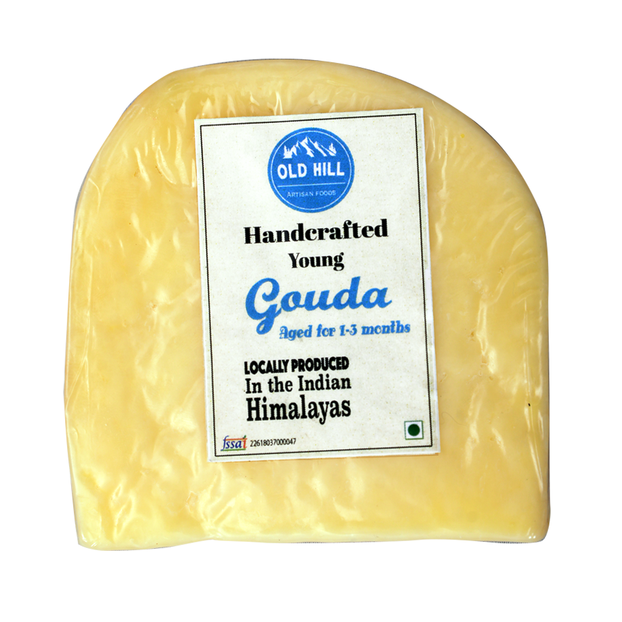 Gouda Cheese - Artisan Himalayan, for Home Purpose, Packaging Type: Pouch