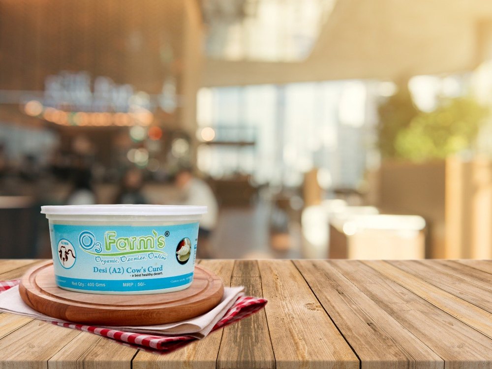 Othree A2 Fresh Curd, For Home, Hotel and Restaurant, Packaging Type: Plastic Jar, Plastic Container