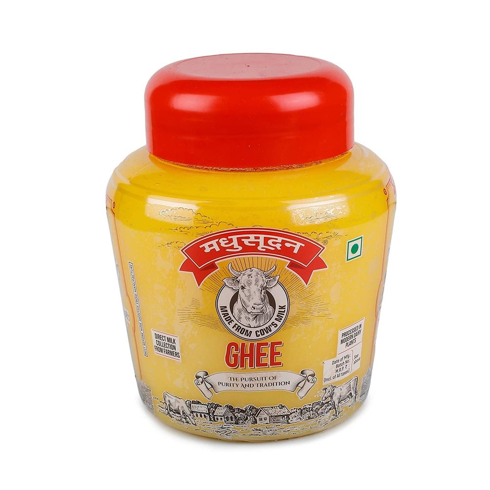 Keep In A Cool And Dry Place Madhusudan Desi Ghee, Weight: 5 L