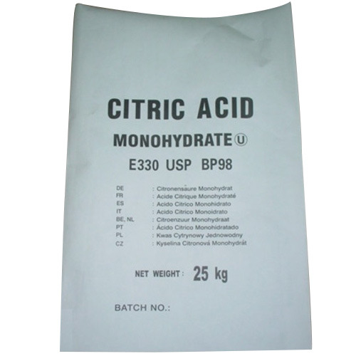 Citric Acid, Packaging Type: Hdpe Bag, Packaging Size: 25 KG