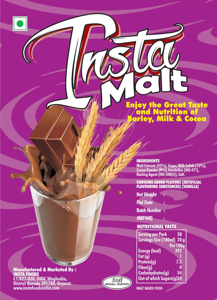 Insta Malt Malted Milk Powder, For Cooking