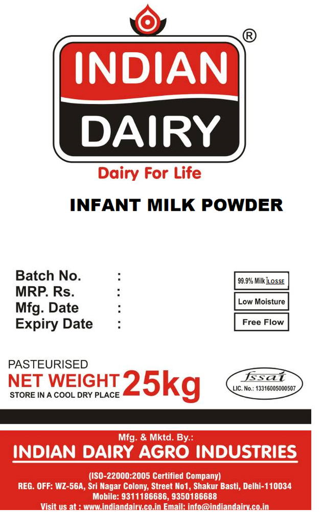 Indian Dairy- Infant Milk Food