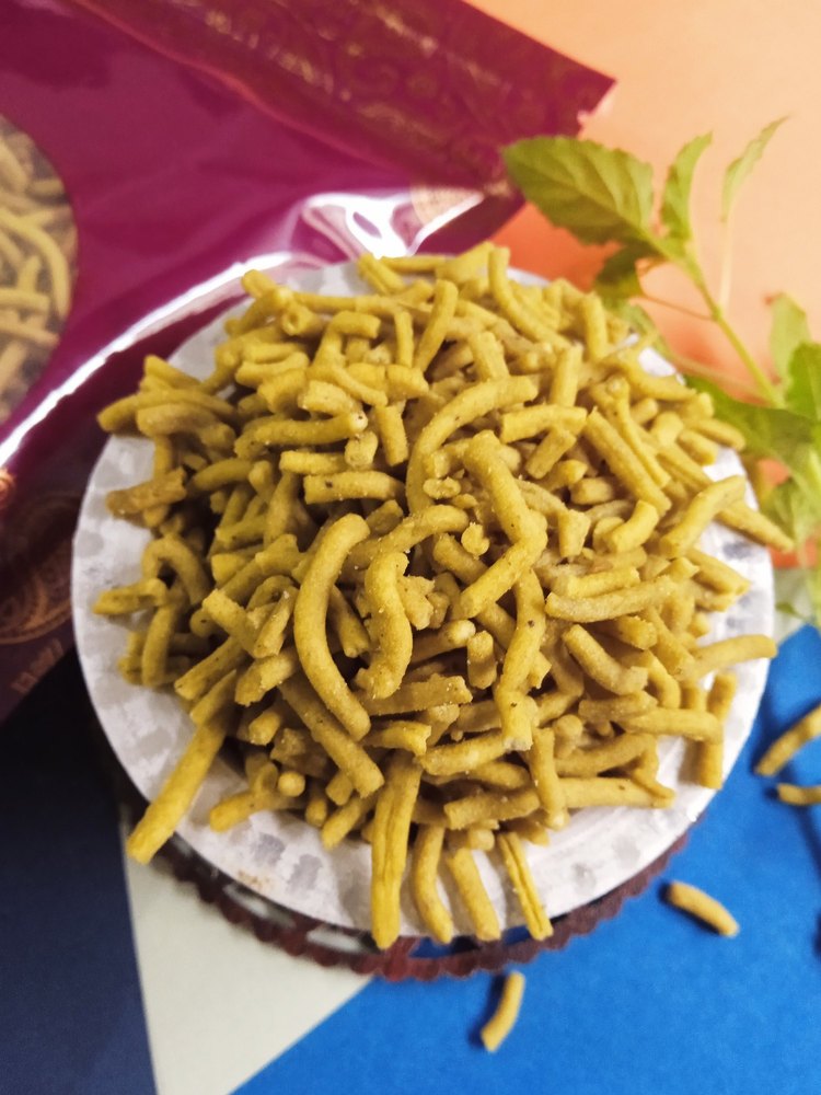 REGULUS Besan Palak Bhujia, Packaging Type: Pouch, Packaging Size: 90 Grm