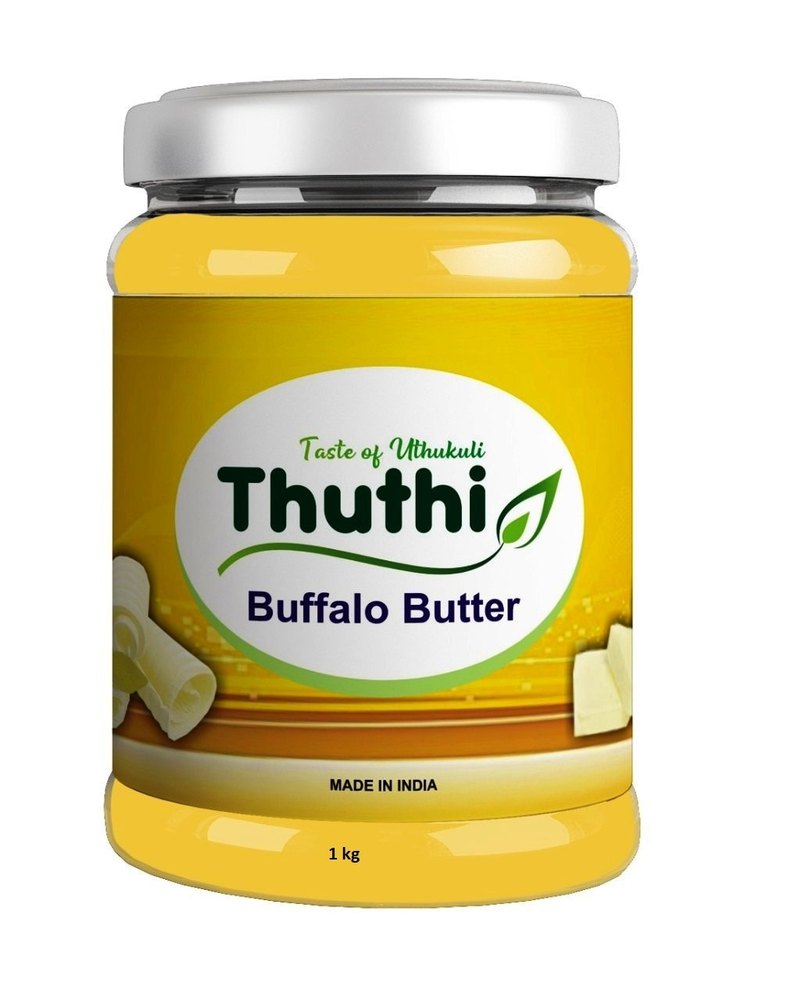 Thuthi Flavor: Unsalted 1kg Buffalo Butter, Milk Fat: 82%, Packaging Type: Jar