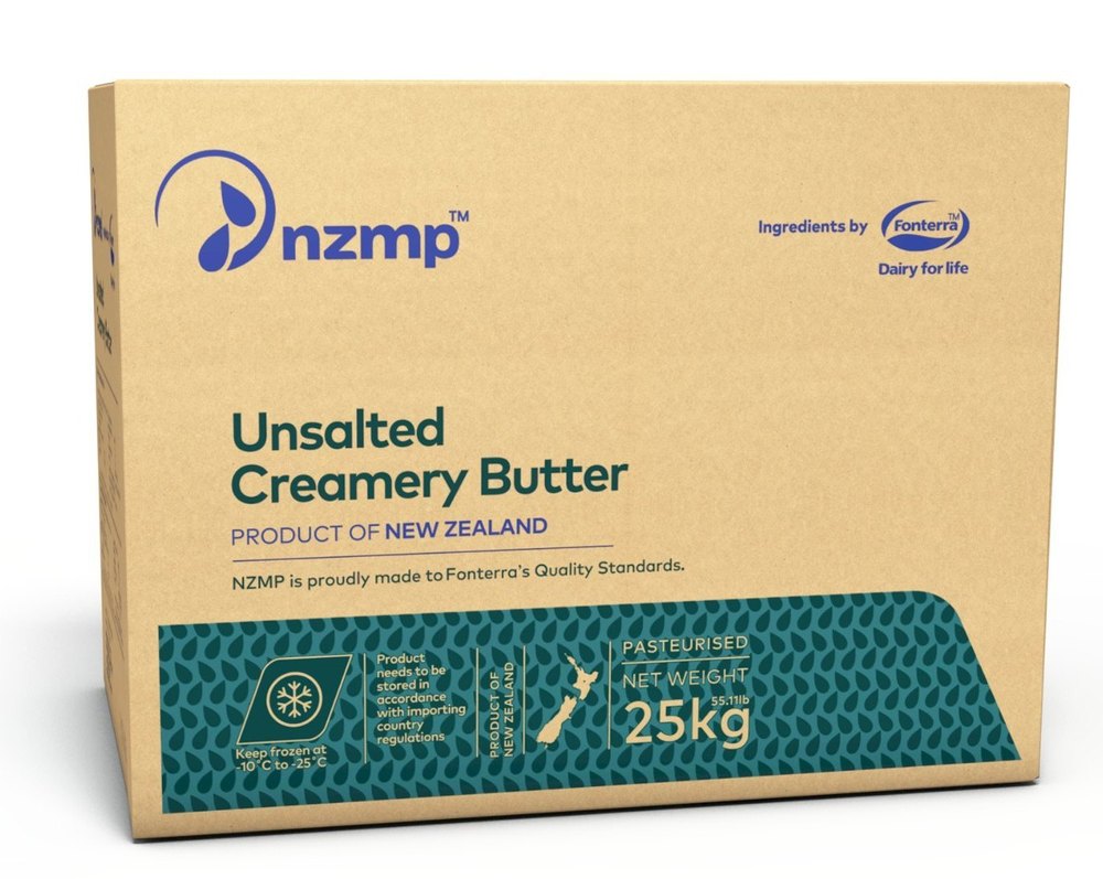 Unsalted Creamery Butter Fonterra, Milk Fat: 82.9