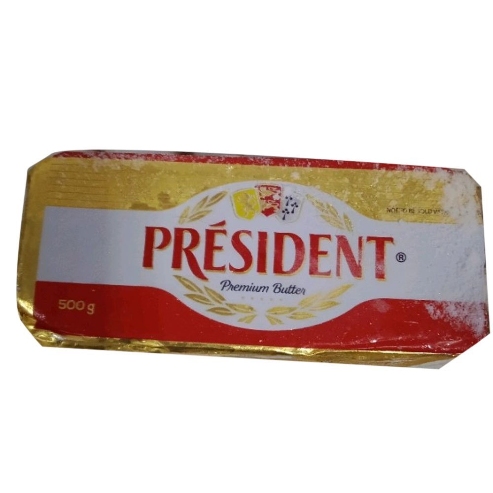 Flavor: Salted President Premium White Butter, Packaging Type: Packet, Packaging Size: 500 Gm