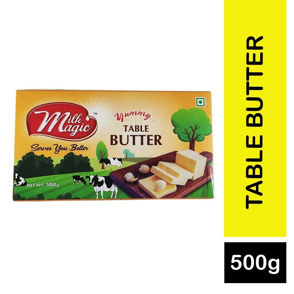 Milk Magic Table Butter, Packaging Type: Box, Packaging Size: 500 Gm