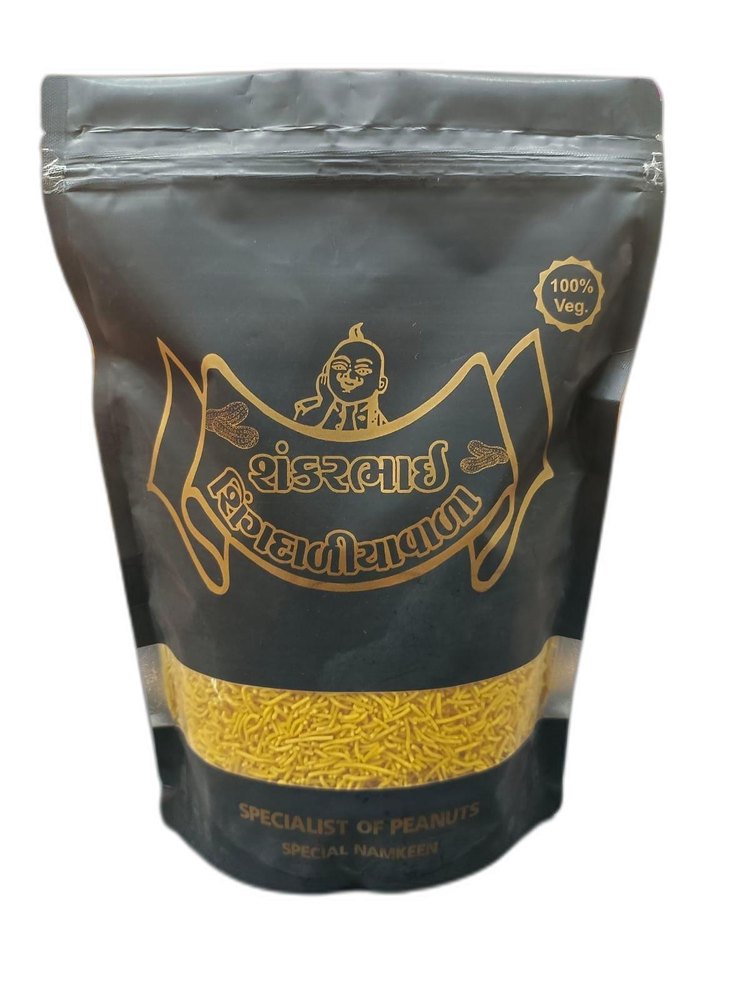Shankarbhai Shingwada Besan 500g Nylon Sev Namkeen, 7.5g, Packaging Type: Packet