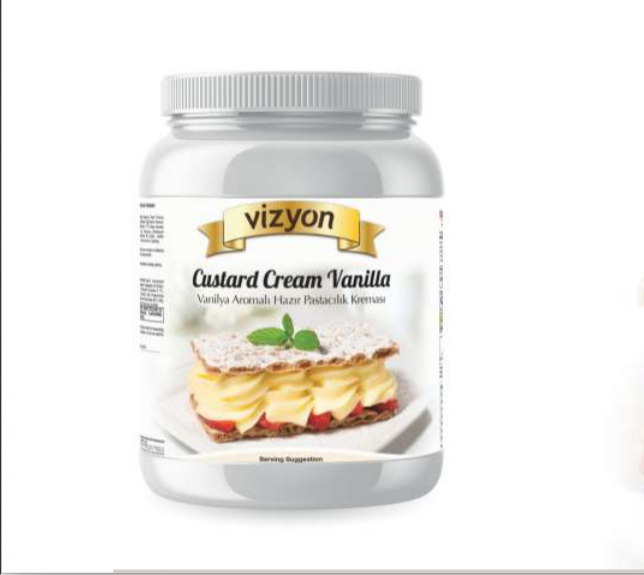 Vizyon Vanilla Custard Cream, Packaging Size: 2 Kg, Packaging Type: Jar