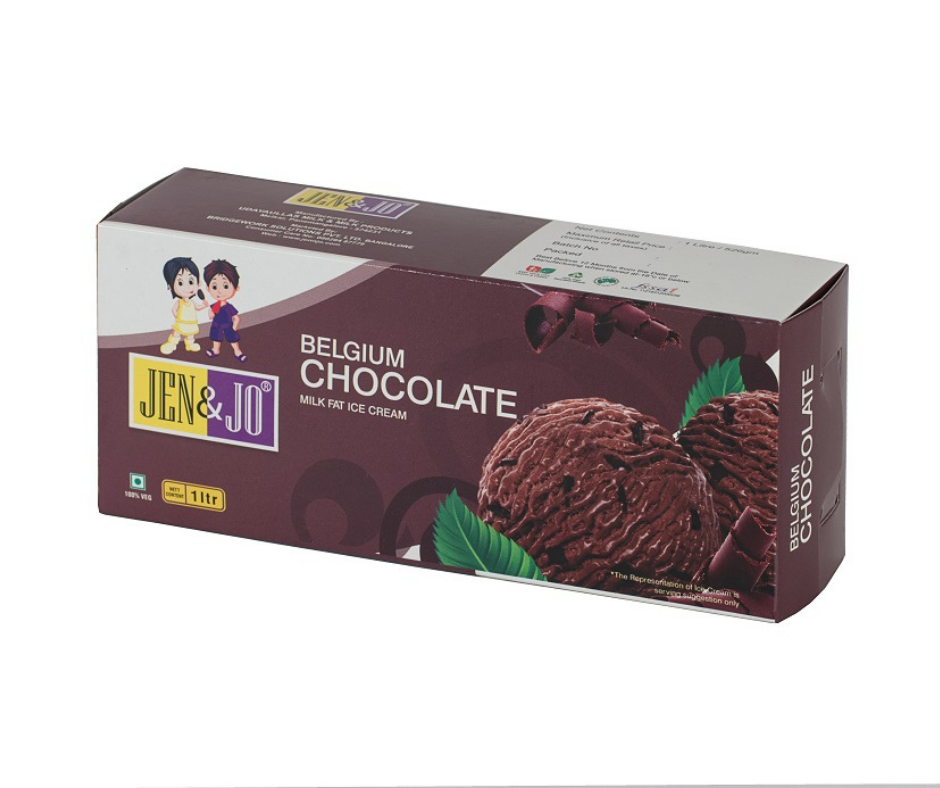 Belgium Chocolate Ice Cream, Box