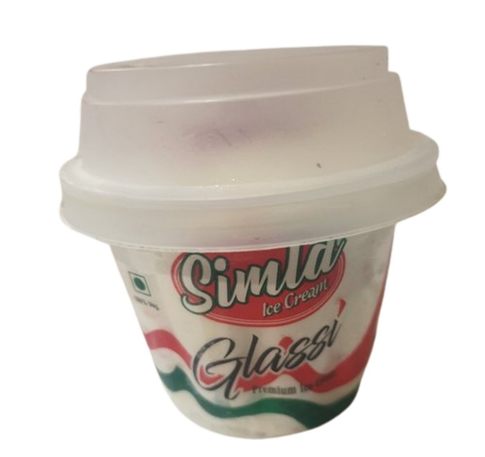 Special Mix Fruit Glassy Ice Cream, Plastic Glass