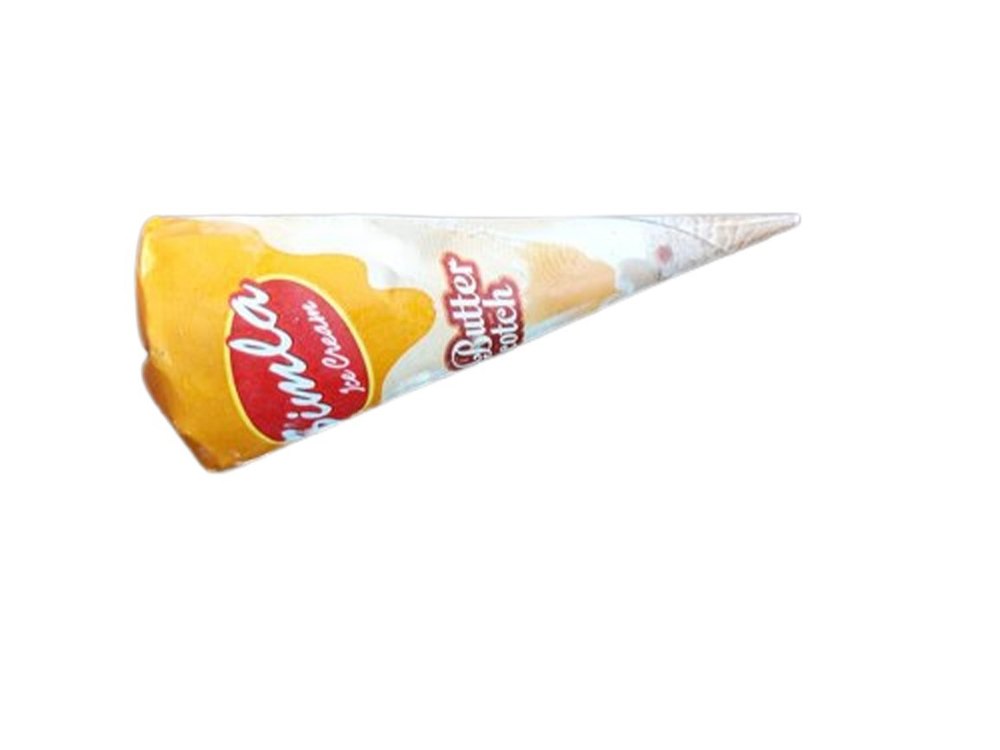 Butterscotch Flavor Mini Ice Cream Cone