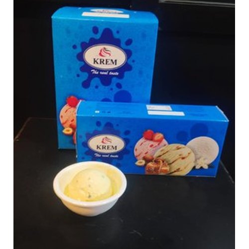 Krem Butter Scotch Ice Cream, 2 Months, Packaging Type: Box