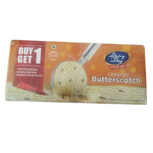 Butter Scotch Crunch Dairy Day Ice Cream, Packaging Size: 25 mL-4 L