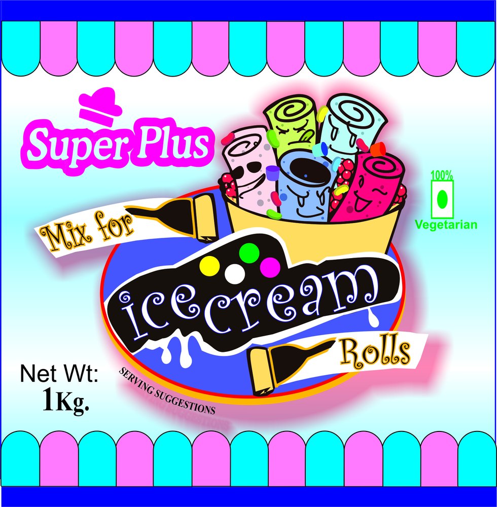 1 kg Premix for Ice Cream Rolls, Packaging: Pouch