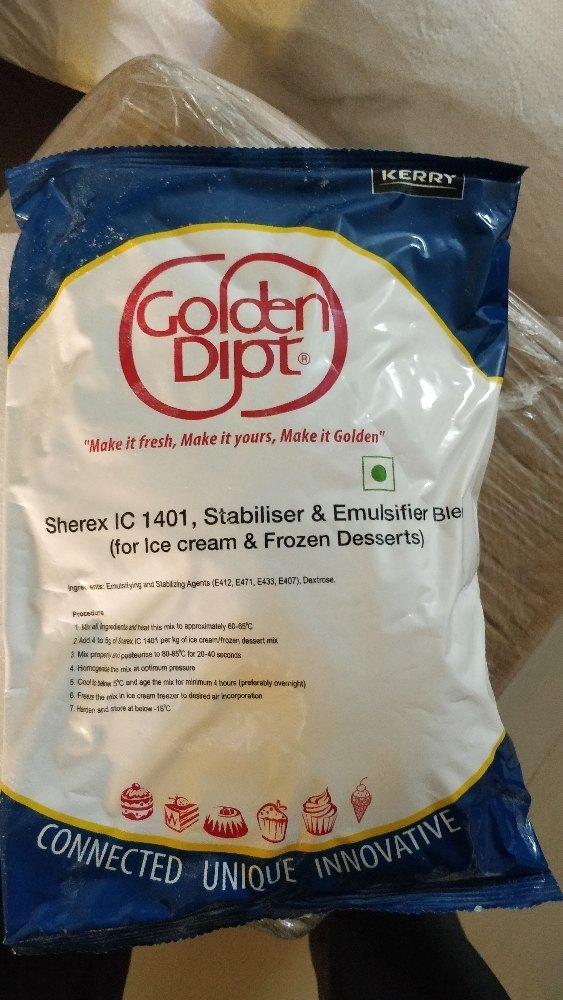 Ice Cream Stabiliser & Emulsifier, Pack Size: 1kilogram