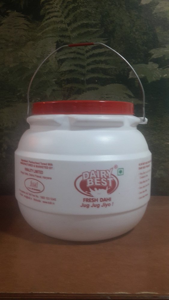 Plastic Matka For Dahi, Size: 1 Kg To 20 Kg