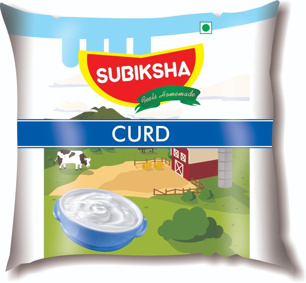 SUBIKSHA CURD 500g, Packaging Type: Pouch